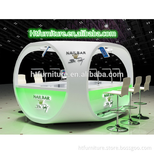 Lowest price Mall Nail salon kiosk sale